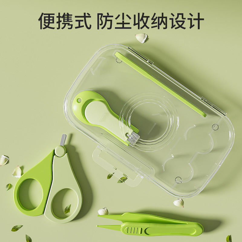 Newborn & infant nail care set: anti-pinch safety scissors & clippers for gentle baby grooming