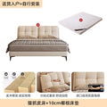 Solid wood bed double1.8x 2m master bedroom king bed modern casual small apartment 1.5m for home1.2m single bed frame