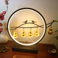 New chinoiserie gourd table lamp bedroom bedside lamp living room entrance office hotel five blessings bring in wealth and treasure fortune ornaments