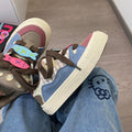 Campus style casual sneakers for women 2026 spring easiest for matchchic shoes thick solewhite shoesretro student skateboard shoes