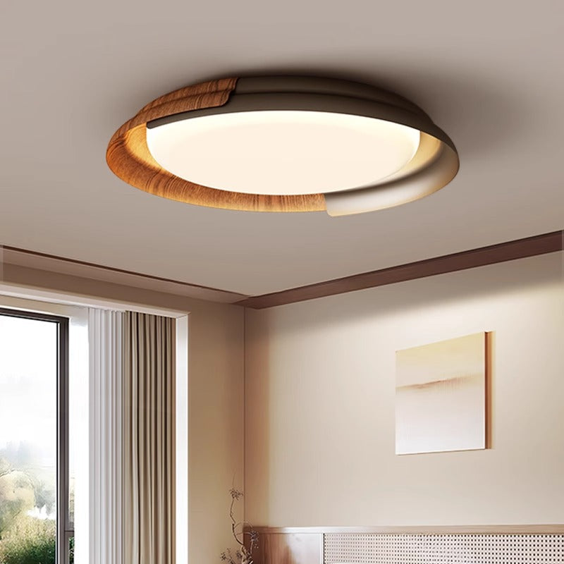 Circle of Light Full Spectrum Bedroom Ceiling Light Personality Round Minimalist Wabi Sanfeng Restaurant Study Eye Protection Lighting 1