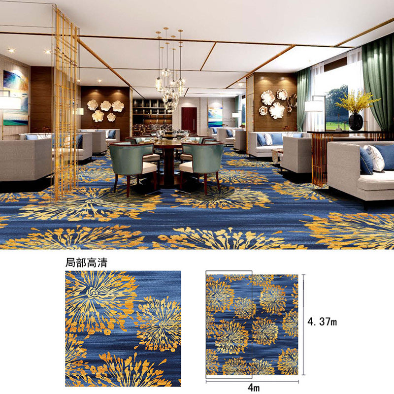 Vip meeting room reception area carpet, thickened nylon fire-retardant large area full coverage hotel stage conference hall carpet