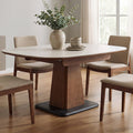 French retro multi-tier slate dining table - modern minimalist home dining table - cross-border e-commerce restaurant rectangular dining table