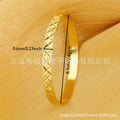 gold-plated women's copper bangle bracelet - dubai bridal wedding ethiopian african bangle jewelry