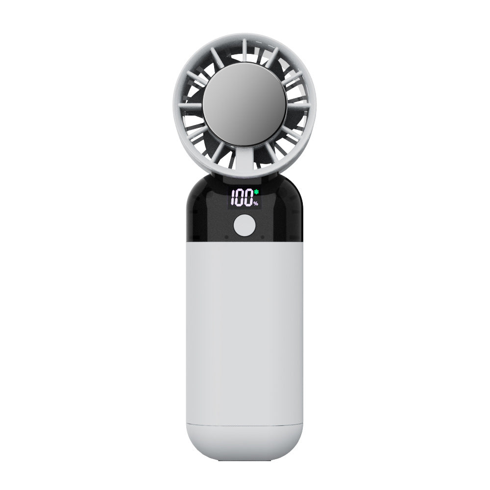 new digital display cooling fan, usb home desktop silent fan, outdoor portable handheld cold compress fan