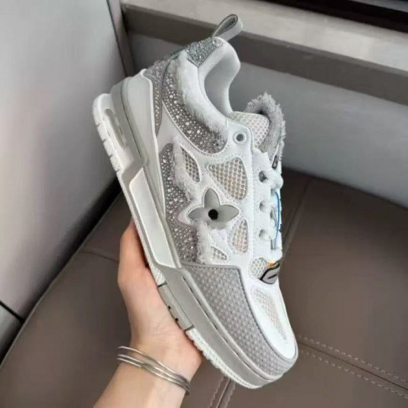 foreign trade european station chubby bread shoes height-increasing dad shoes thick-soled sneakers for men and women same style couple sneakers