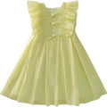 Girls' summer dresses : new trendy kids' princess dress, little girl's solid color sleeveless tank dress