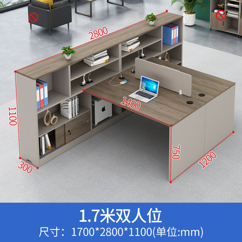 Screen desk partition clerk table office office building desk combination staff booth a802