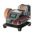 For homesmall lithium electric belt machine fully automatic electric grinding and polishing machine knife sharpening handy gadget desktop sandpaper grinder