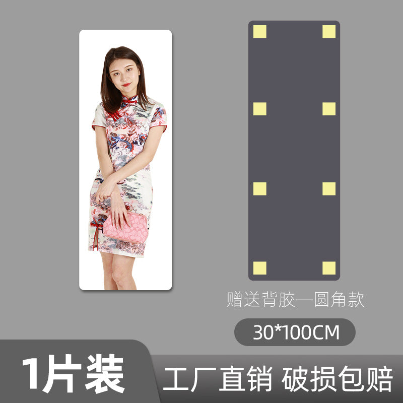 Acrylic soft mirror paste full-length mirror whole body self-adhesive wall sticker household fitting mirror bedroom mirror lens wall sticker