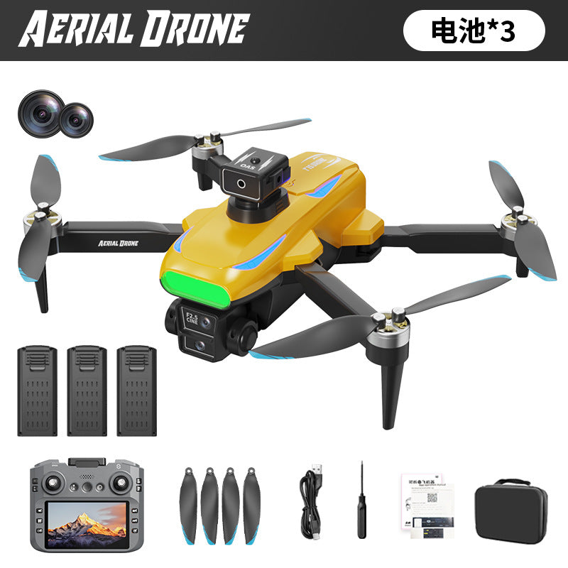 t15 large-screen screen-controlled drone, brushless, long battery life, optical flow, dual camera, high-definition image transmission, obstacle avoidance remote control aircraft