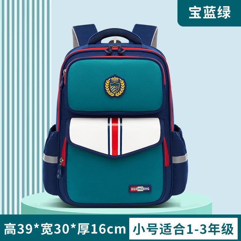 foreign trade schoolbag british style girl kids backpack to reduce the burden of spine protection primary school student schoolbag wholesale
