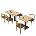 Thickened snack table and chair noodle shop hotel breakfast catering snail powder snack milk tea dessert shop barbecue table and chair combination