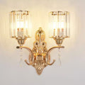 New arrival modern high-end glare bar aisle corridor living room bedroom bedside room double-headed crystal light luxury wall lamp