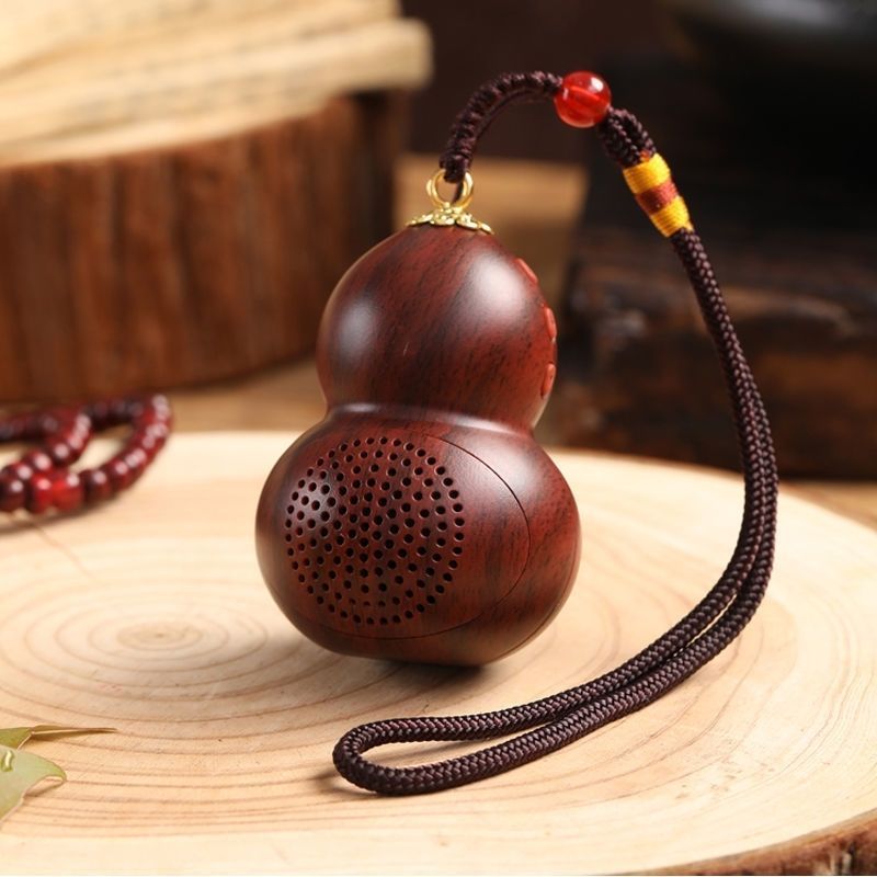 Antique-style classical lotus heart high-volume music player - rechargeable, card-insertable, bluetooth, home use, vintage gramophone player