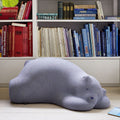 Modern designer ins trendy living room decor: creative, unique, and adorable sleeping bear sofa pillow