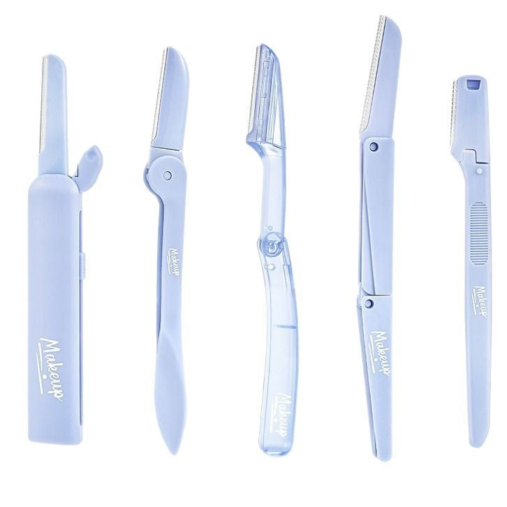 Dazzling youth series eyebrow razor - safe micro-mesh eyebrow shaper for women, makeup tool, beginner-friendly sharp blades