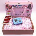 First generation blue (gift box + greeting card)