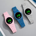 Wholesale men's electronic watches for export: southeast asia, middle east, and arab markets - led plastic sets with butterfly clasp, available for men and women