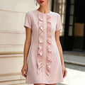 european and american cross-border  independent station new arrivalelegantelegance normcore women's short sleeve fashiondress