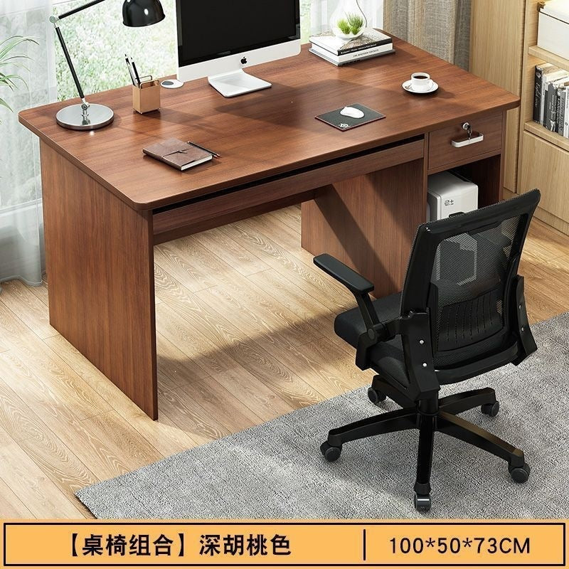 Computer desk desktop home desk bookcase all-in-one office desk minimalist modern bedroom writing desk student study table