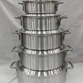 4pcs5pcs thickened aluminum pot setexportsuitaluminium pot