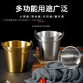 304 stainless steel popcorn bucket, chicken golden bucket, fried stall, tiger head bucket, ice bucket, stainless steel