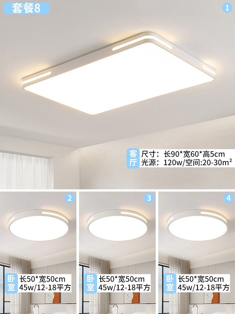 Zhongshan Lighting Factory Direct Sales Living Room Hall Main Light Ultra-thin Square Rice Home Access Bedroom Advanced Sensor Ceiling Light