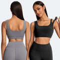 Jinke cross-border environmental-friendly renewable fabric sports intimates beautiful back sexy yoga bra breathable fitness bra