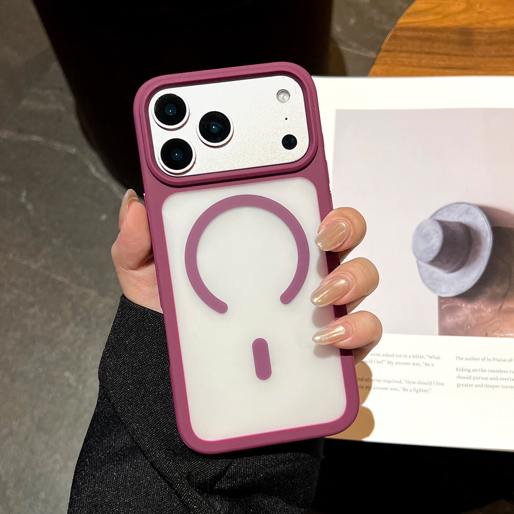 new magnetic phone case for iphone 17 pro, unisex design, compatible with apple 16/15, sky shield magnetic case