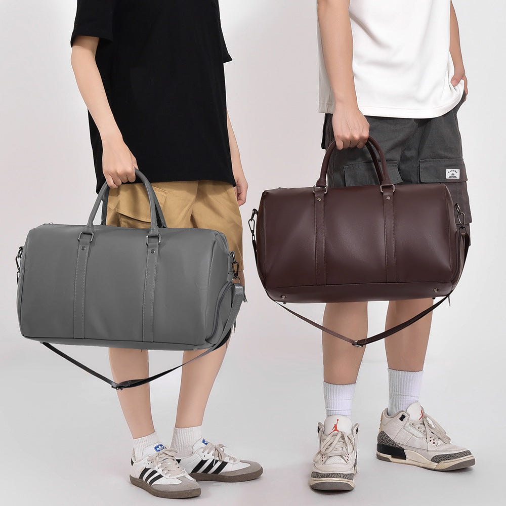 New waterproof large-capacity travel bag, portable shoulder backpack, wet and dry separation fitness bag, men's and women's messenger bags wholesale