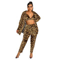 C5989 special offer: no returns or exchanges. please purchase carefully. cross-border fashion women's long-sleeve outerwear and lined pants three-piece set
