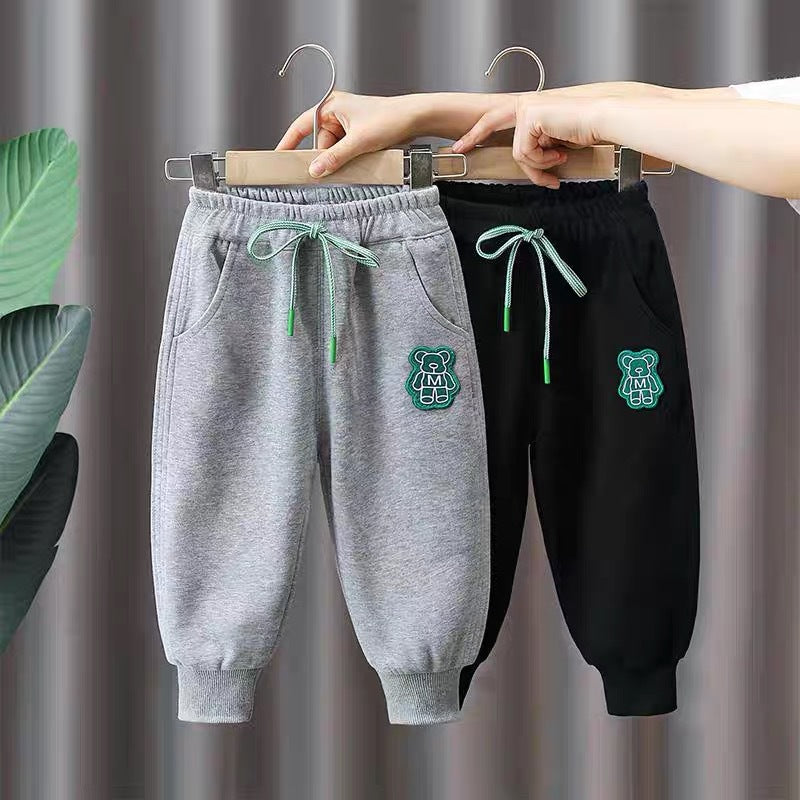 Kids' pants: new autumn/winter  collection - boys' and girls' athletic pants, baby outerwear, cartoon design, loose fit for toddlers and young children