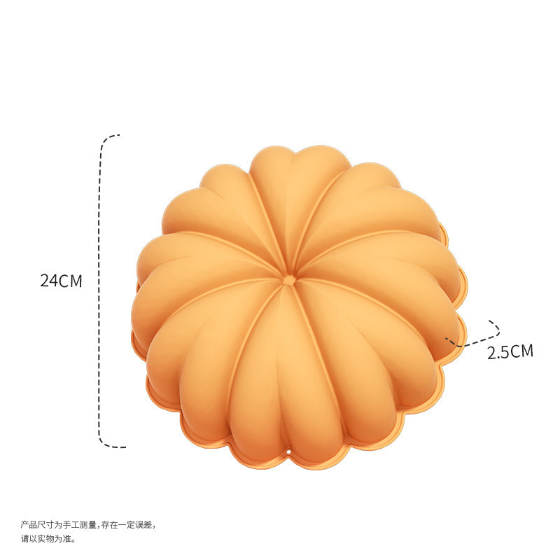 Harvest festival pumpkin silicone cake mold leaf handmade soap mold cold process home baking mold cross-border hot selling halloween