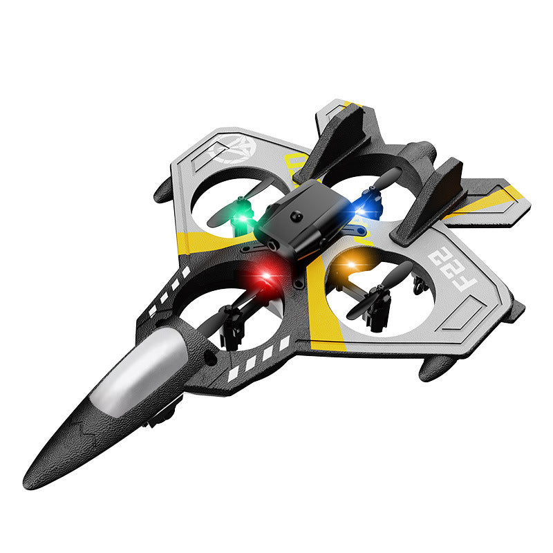 Kids' remote control airplane fighter glider foam drone - small toy aircraft model for elementary school boys