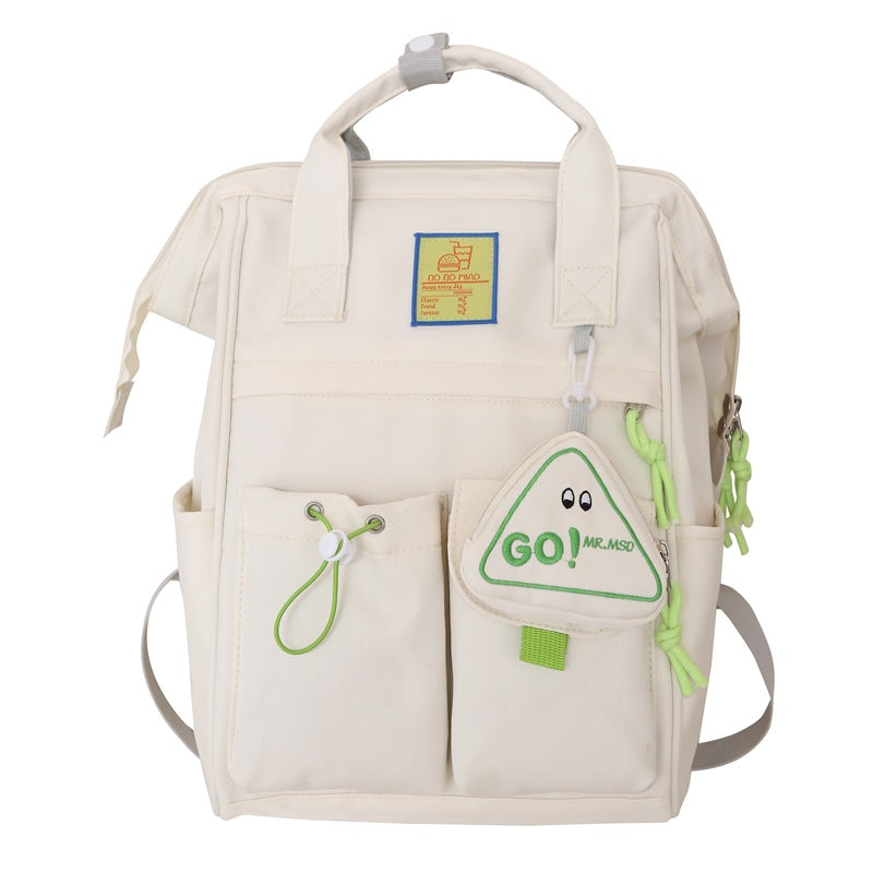 New girls schoolbag large capacity lightweight backpack female college students schoolbag niche travel computer backpack