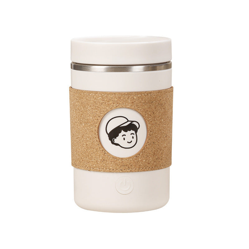 304 stainless steel automatic mixing cup - rechargeable wireless lazy water bottle - portable electric magnetic rotating shaker for coffee