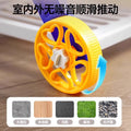 Kids shopping cart baby supermarket trolley with seat - girl's fruit and vegetable basket kitchen play house toy
