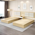 Custom hotel bed & furniture set - standard room, b&b, guesthouse, double bed, apartment - hotel double bed
