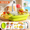 Girls play house sink electric fishing basin kidsartificial fruit and vegetable kitchenware summer water toys
