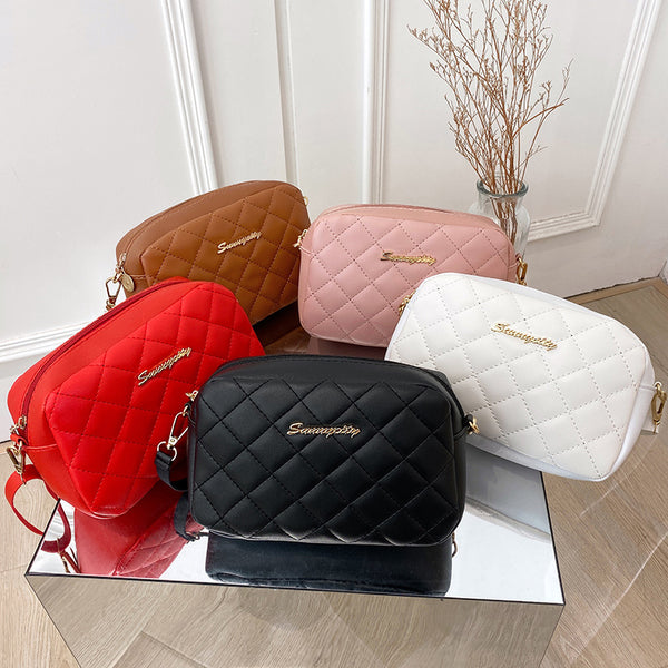 Embroidered camera bag 2022ladies bag Christmas new shoulder bag diamond messenger bag fashion bag women