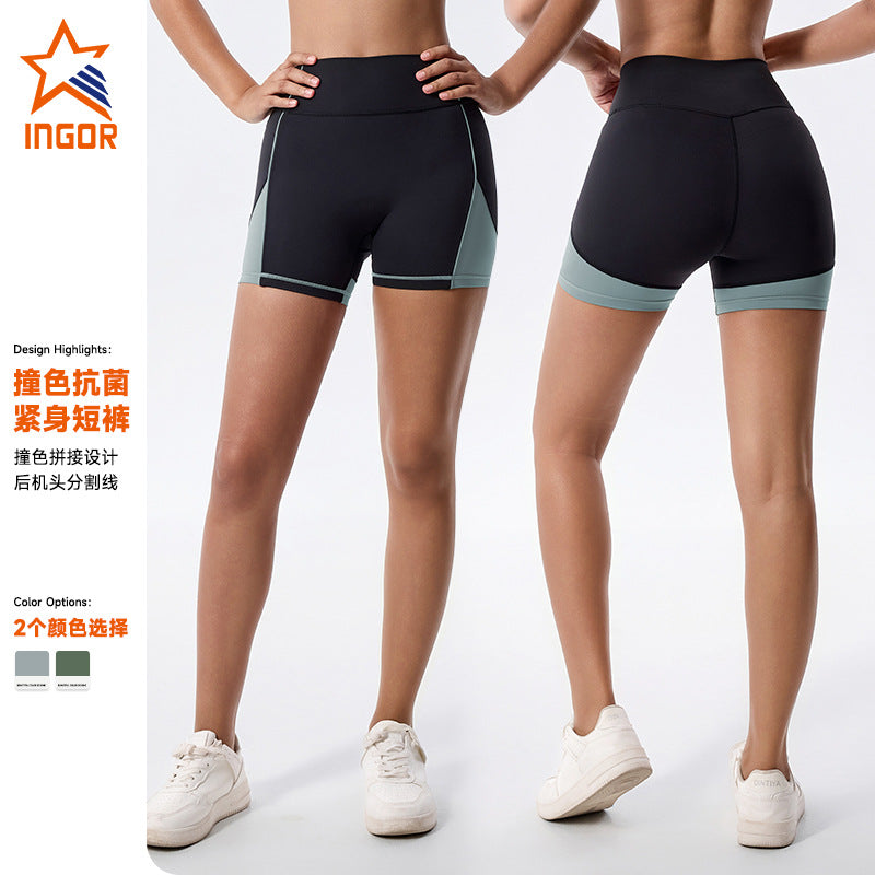 Fashionnew arrivalnude yoga shorts without awkward linessexy fitness pants tummy control butt lift tight high waist sports pants