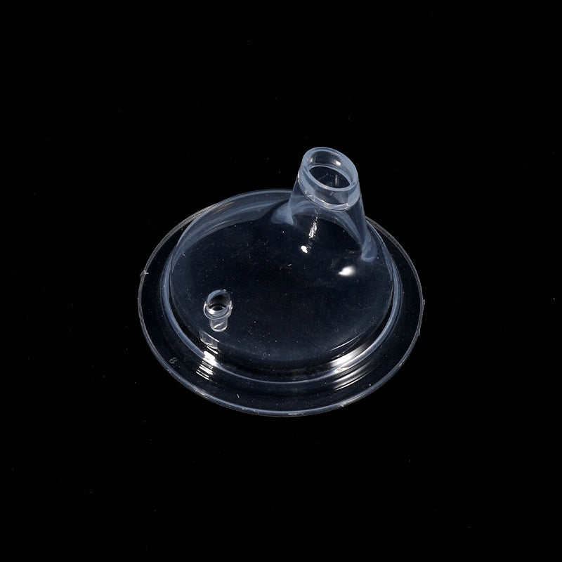 Food grade liquid silicone wide mouth baby duck beak water cup adapter universal silicone pacifier straw drinking cup nozzle