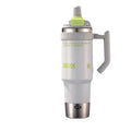 316 stainless steel ice cup handle portable straw double drink thermos cup outdoor sports water kettle wholesale