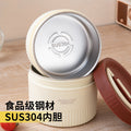 Student insulated lunch box, office worker bento box, stainless steel lunch container, soup jar, microwaveable, portable
