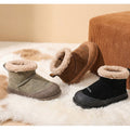 Kids' & baby's snow boots: new  winter collection - girls' thickened fleece-lined cotton boots, boys' warm first walker cotton shoes