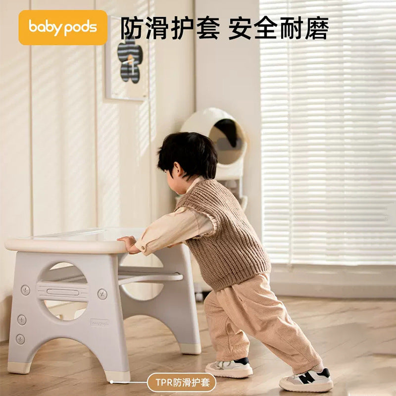 Babypods baby study table early education game reading area small table toy plastic table children's table and chair set