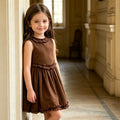 Export style girldress british style vest dress vacation little girl princess dress summer wear in stock wholesale