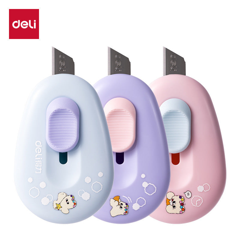 Deli TD155 milk puff mini utility knife box opener mini portable small knife