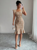 new european and american cross-border e-commerce women's elegant dress
